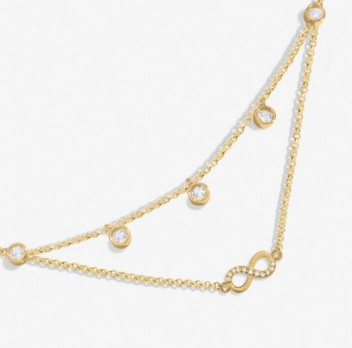 LUMIA INFINITY Necklace, Color: Gold-Tone Plated