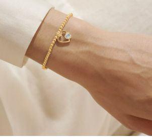 MOTHER&#39;S DAY A LITTLE FIRST MY MOM FOREVER MY FRIEND Bracelet