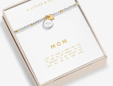 SO LOVED MOM Bracelet, Color: Silver and Gold-Tone Plated