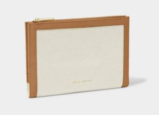 Capri Canvas Passport Holder