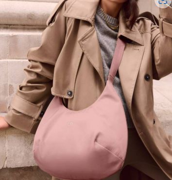 NYLON-LUXE SLING SHOULDER BAG