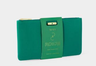 BIRTHSTONE POUCH MAY