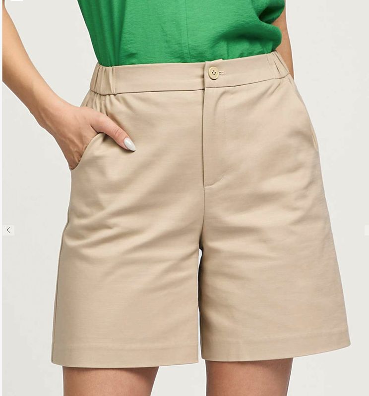 Elasticized Waistband Shorts