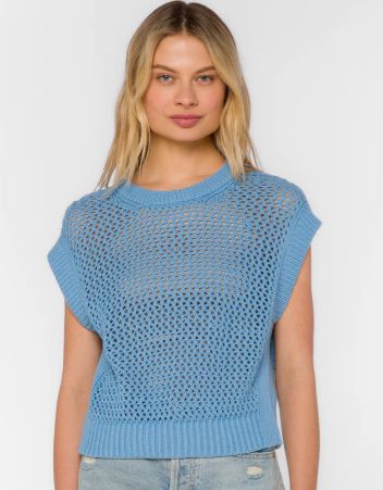 Arlo Top, Color: Dusk Blue, Size: XS