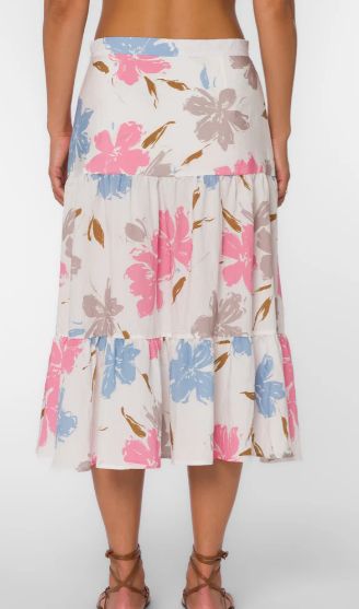 Perla Skirt, Color: Floral Splash, Size: XS