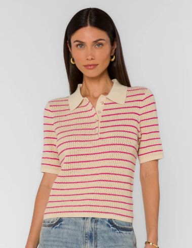 Laurie Top, Color: Fuschia Flambe, Size: XS