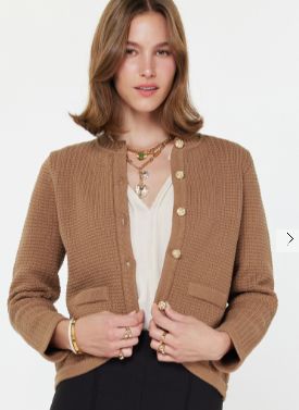 Cocoa Cardigan, Color: Cocoa, Size: XS