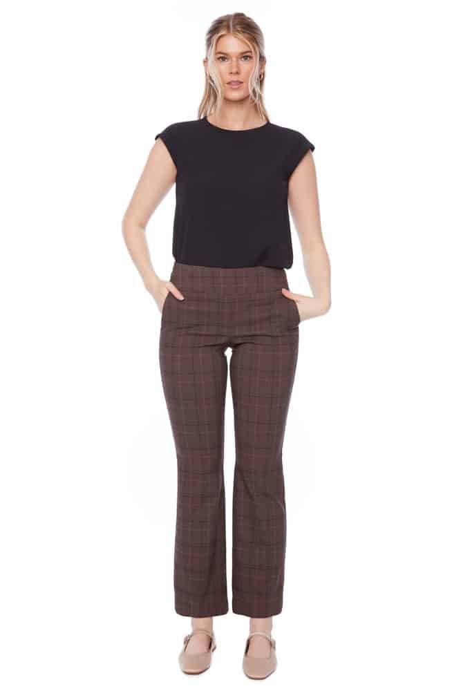 68656UP, Color: Honey Plaid, Size: 4