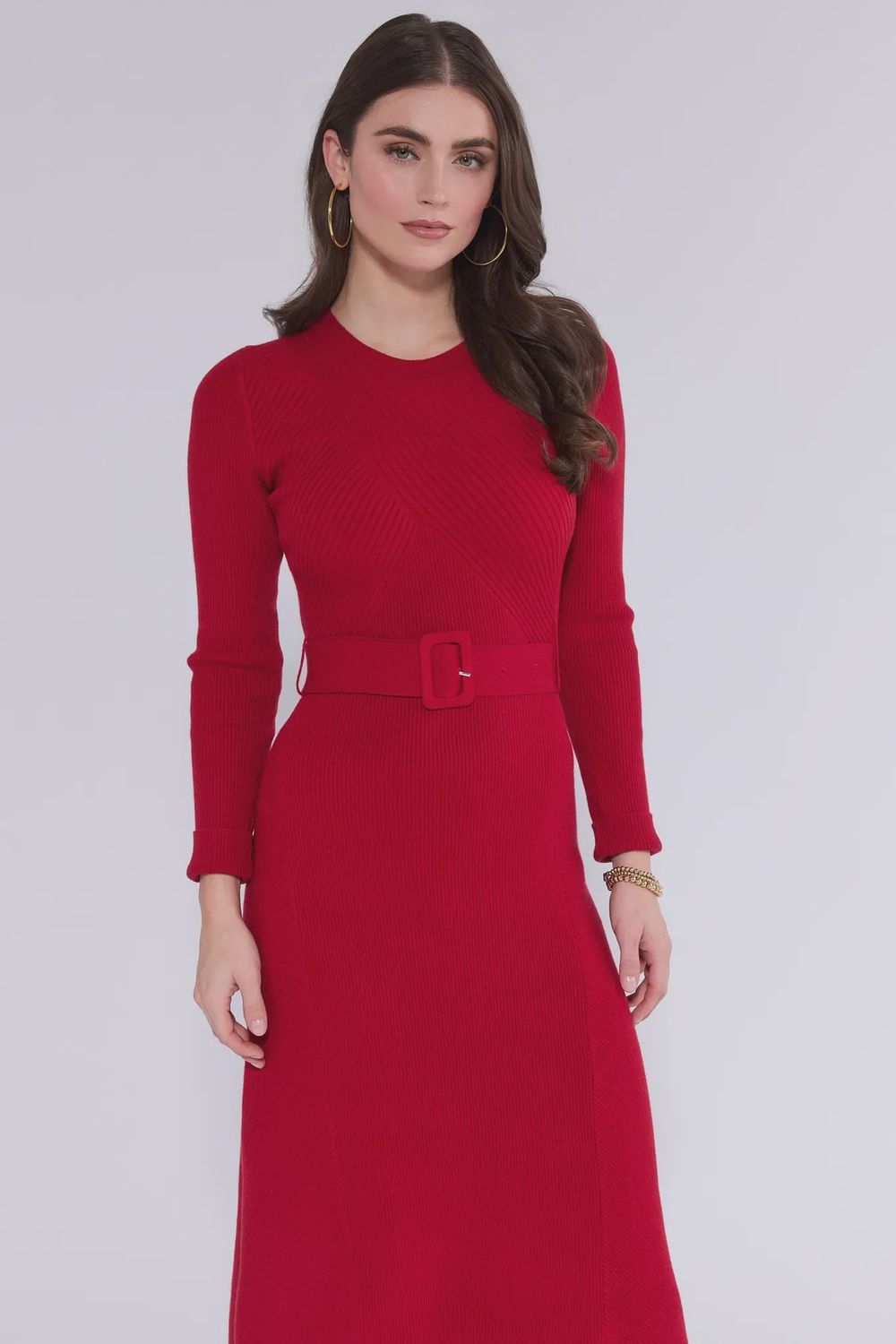Belted Knit Dresses