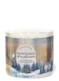 Snowflakes &amp; Cashmere Candle, Size: Large 3-Wick