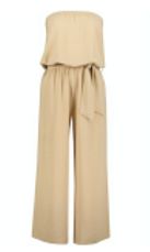 Free spirit jumpsuit, Color: Sand, Sizes: XS