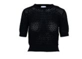 Elise Knit Top, Color: Black, Size: XS