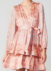 2390162_Coral, Color: Coral Multi Floral, Size: XS