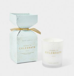 CHRISTMAS CANDLE, Color: Season To Celebrate / Ice Blue