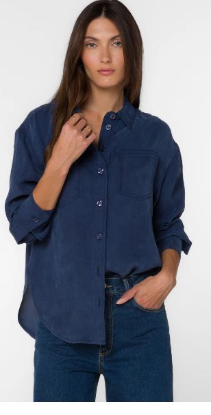 Braxton Top, Color: Navy, Size: XS