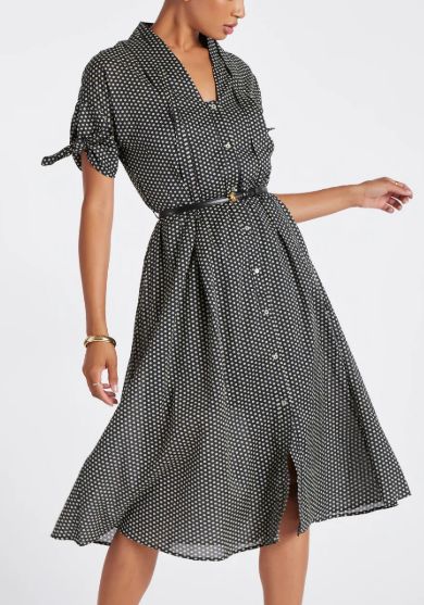 Serena Shirt Dress, Color: Coastal Print, Size: XS