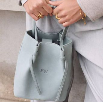CELINA SUEDETTE BUCKET BAG