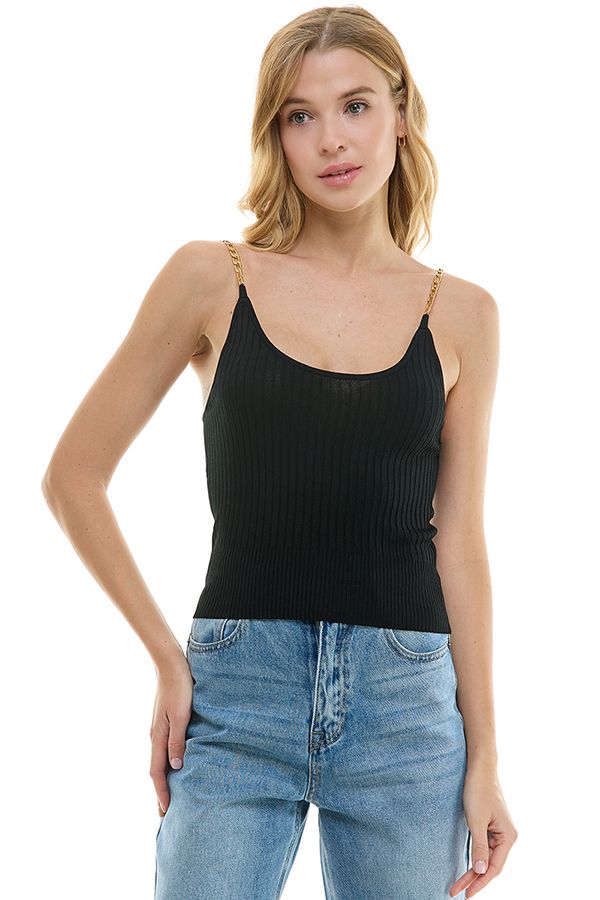 SS Tank, Color: Black, Size: S