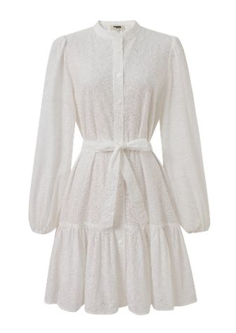 Macaire Dress, Color: Blanc, Size: XS