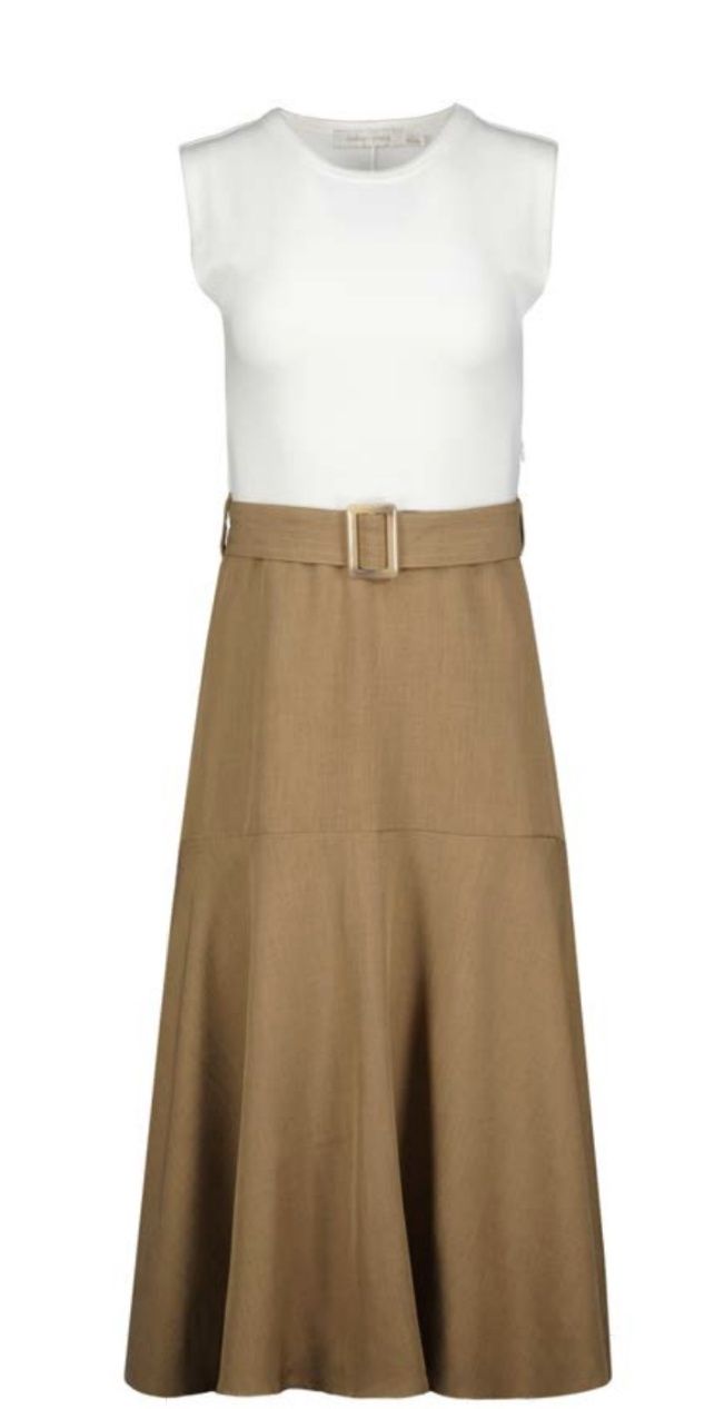 KRISTOPHER TWOFER DRESS, Color: Honey, Size: XS