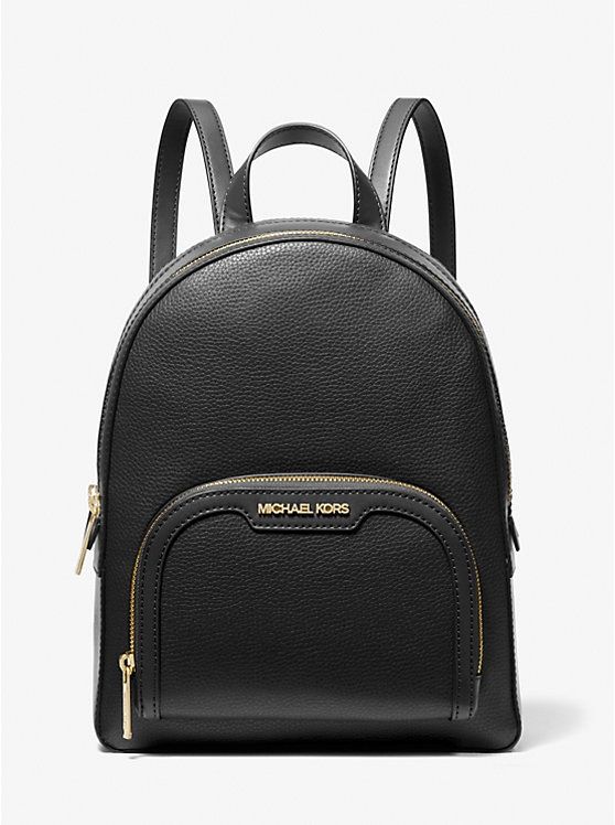 Jaycee Medium Zip Pocket Backpack, Color: Black