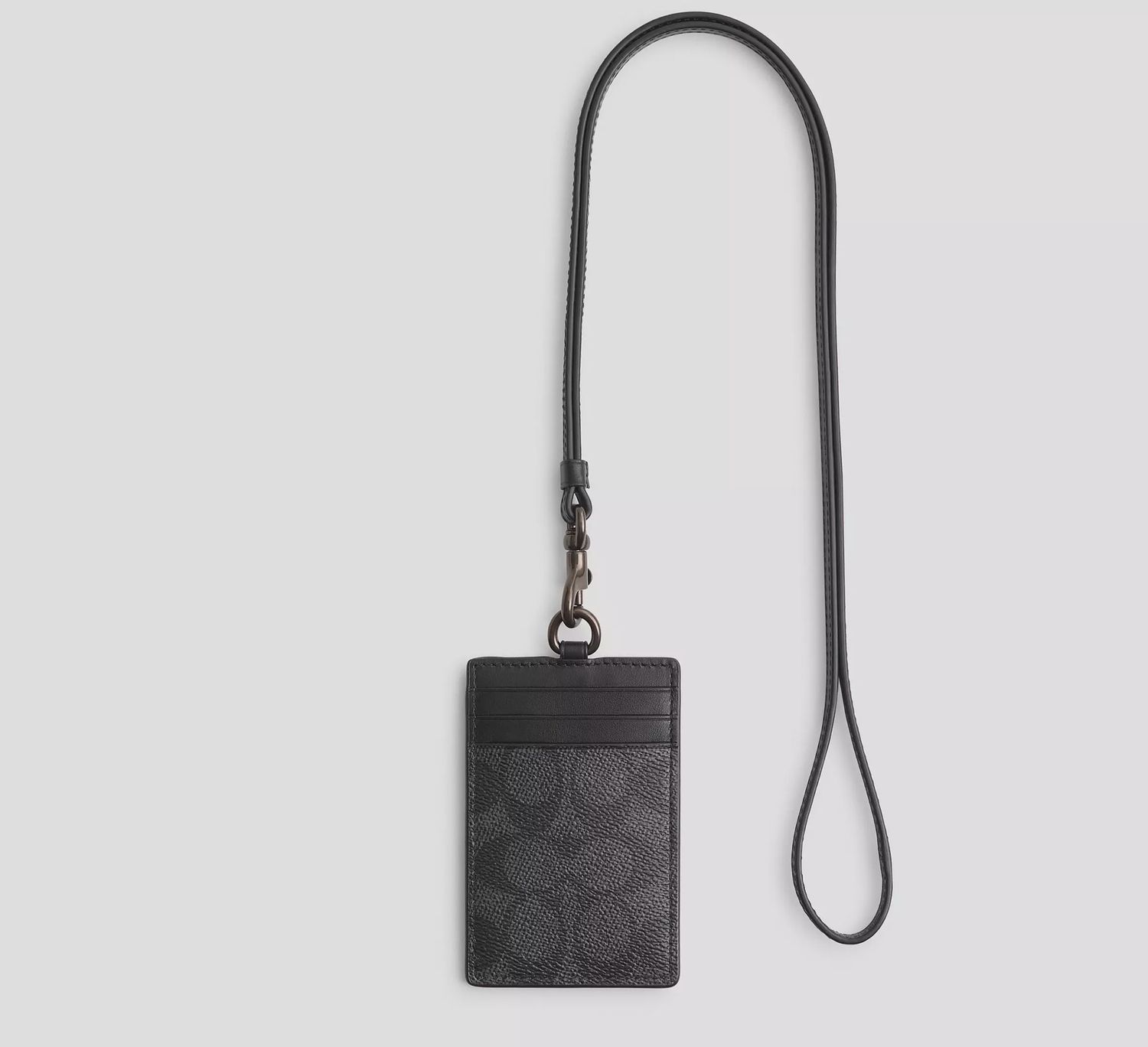 ID Lanyard, Color: Brown / Black