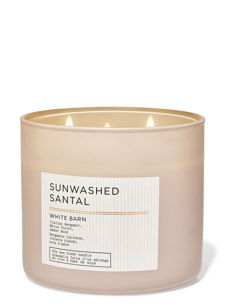 Sunwashed Santal Candle
