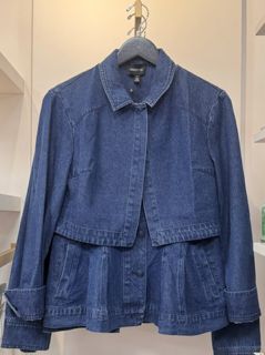 Layered Denim Jacket &amp; Vest