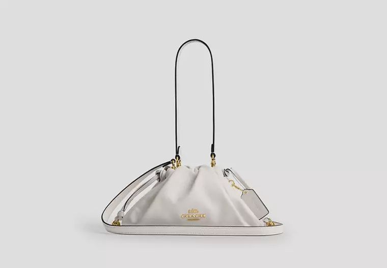 Faye Shoulder Bag, Color: Gold / Chalk