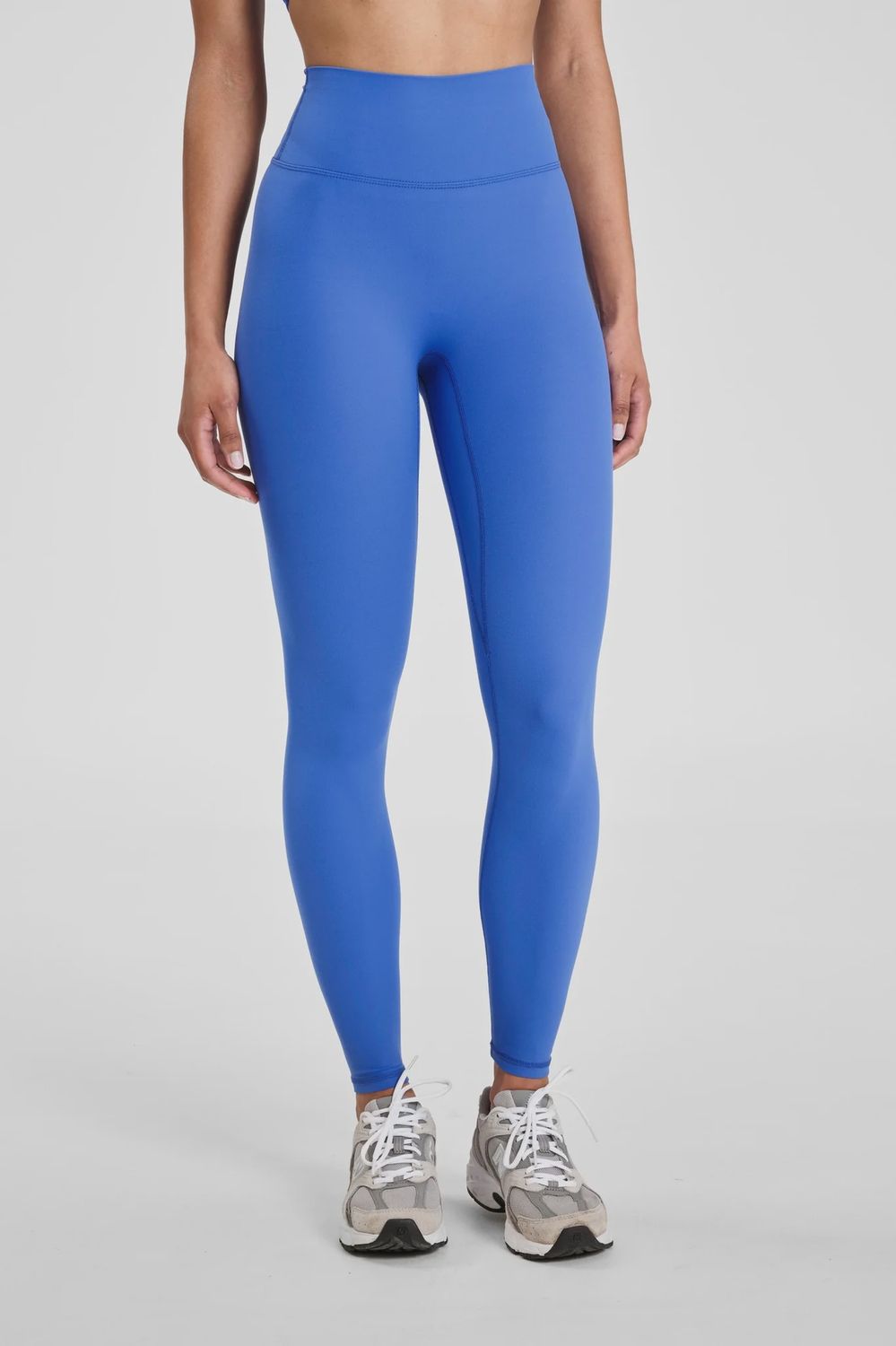 CloudCore 7/8 Legging, Color: Sicily Blue, Size: XS