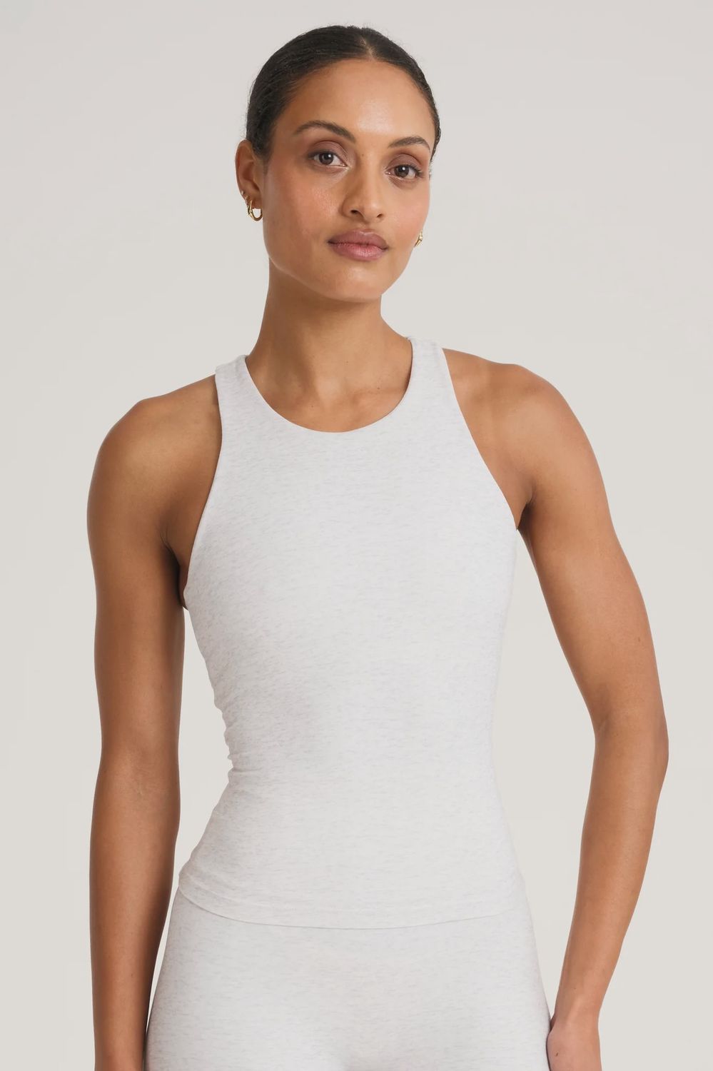 CloudCore Racer Tank, Color: Grey Marle, Size: S