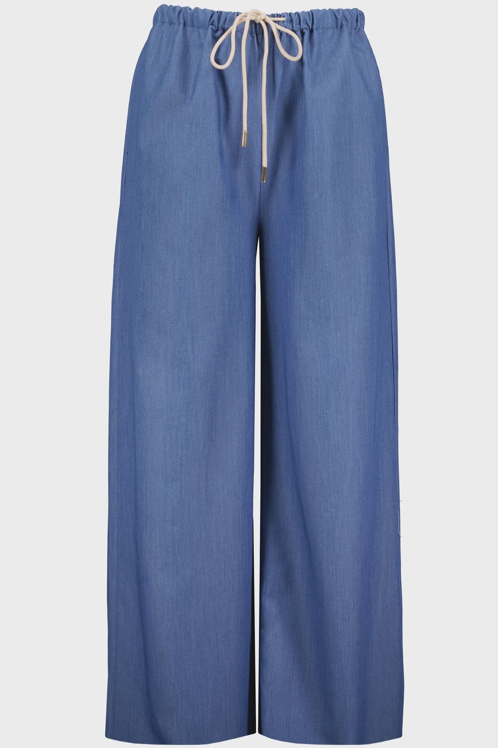 Sporty Drawstring Pant, Color: Azure Tencel, Size: XS