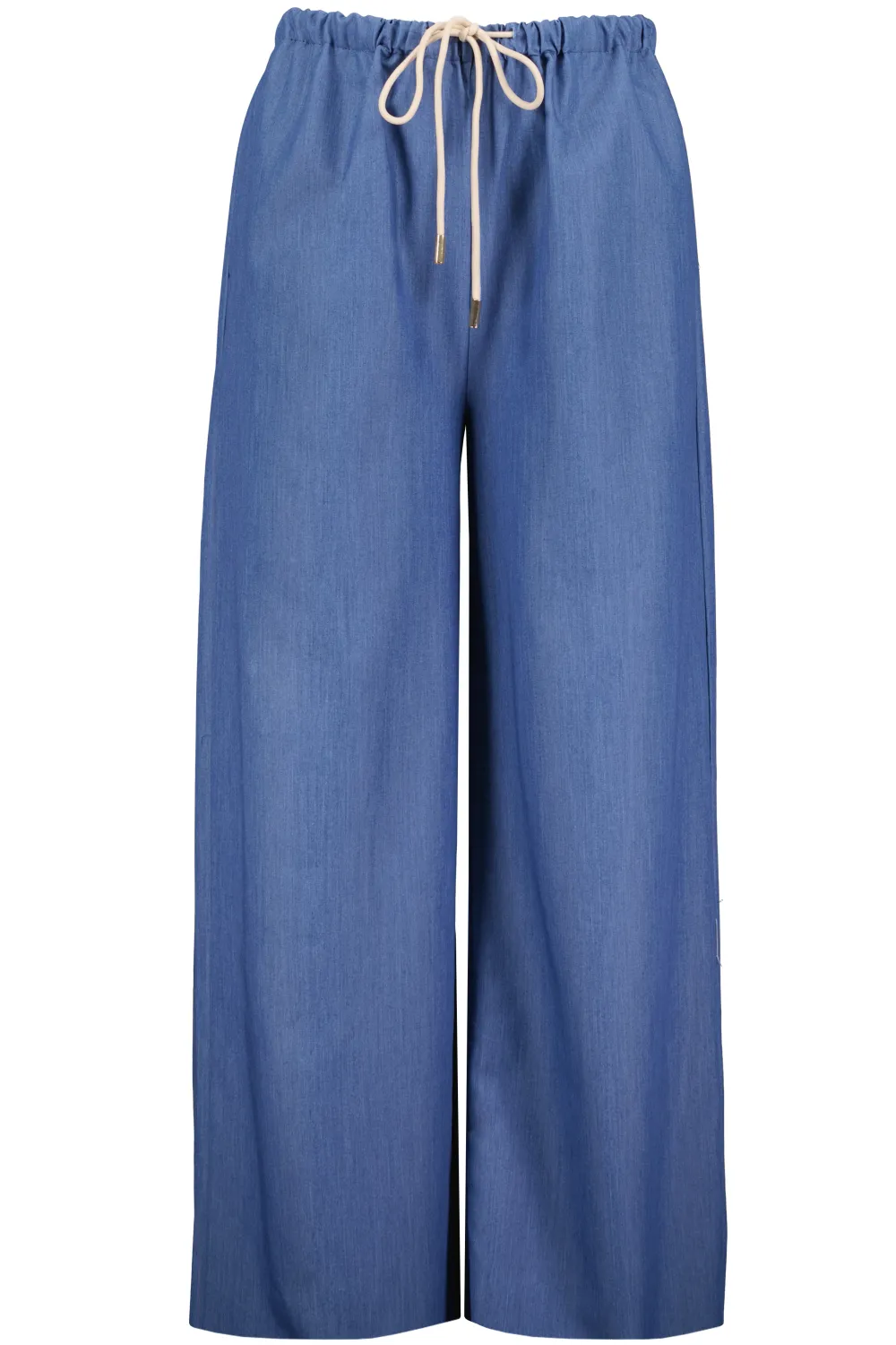 Sporty Drawstring Pant, Color: Azure Tencel, Size: XS