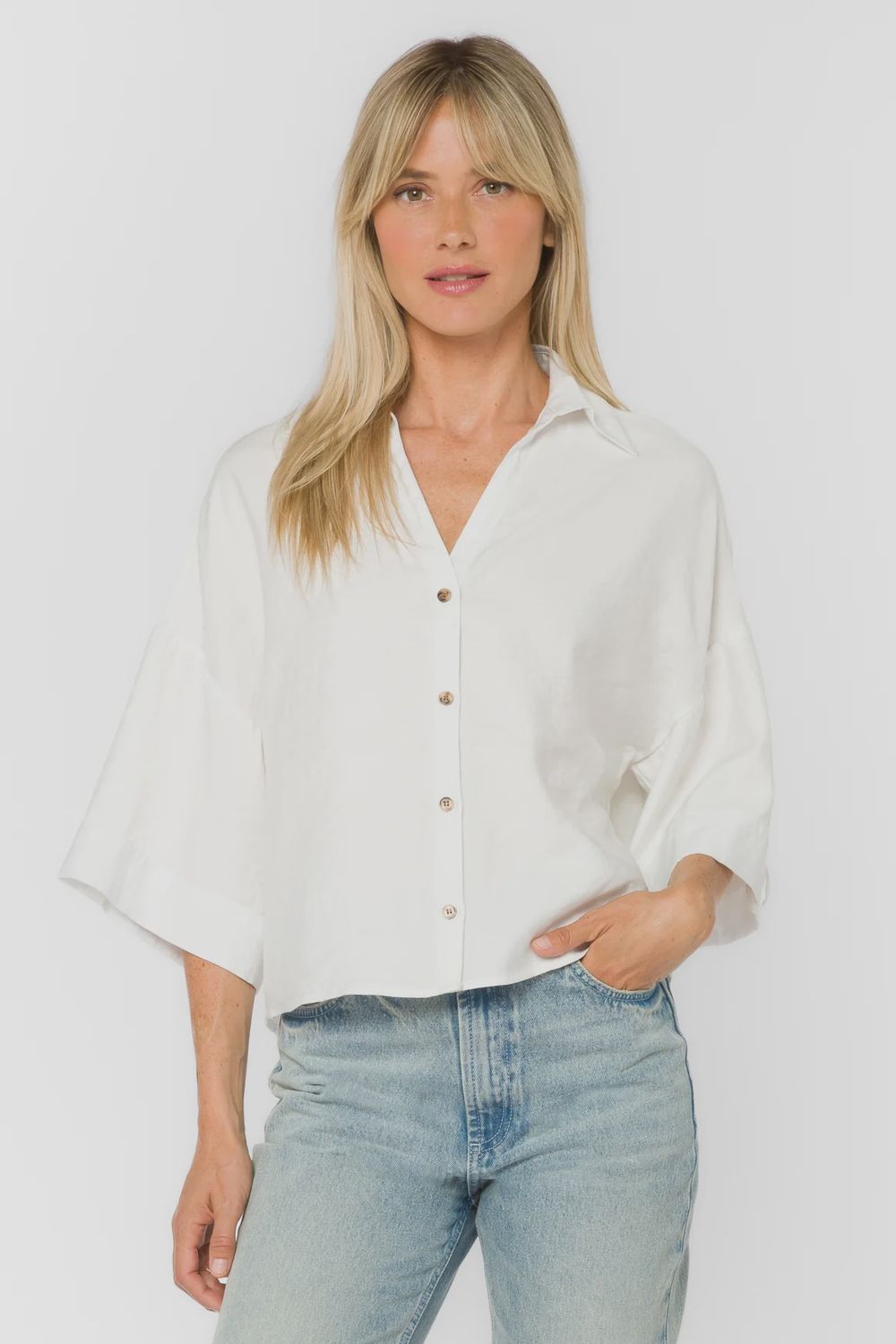 Minx Top, Color: White, Size: XS