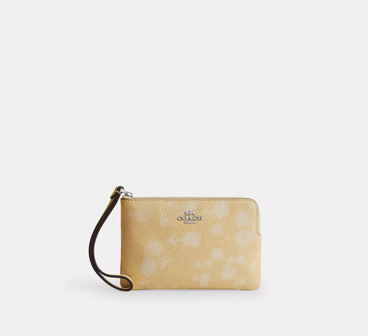 Corner Zip, Color: Silver/ Washed Yellow