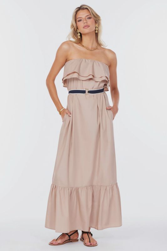 Como Strapless Dress