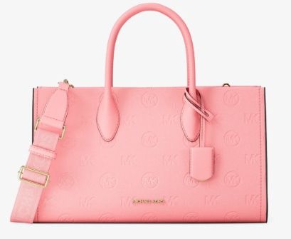 MIRELLA MD EW TZ SATCHEL, Color: Carnation Pink EMB