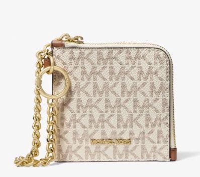 MD ZA Wallet W/Chain, Color: Vanilla Sig