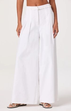 Aiden Pants, Color: White, Size: XS