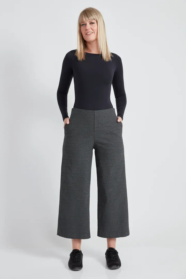Armani Rye Plaid Gaucho Pant, Color: Rye, Size: 4