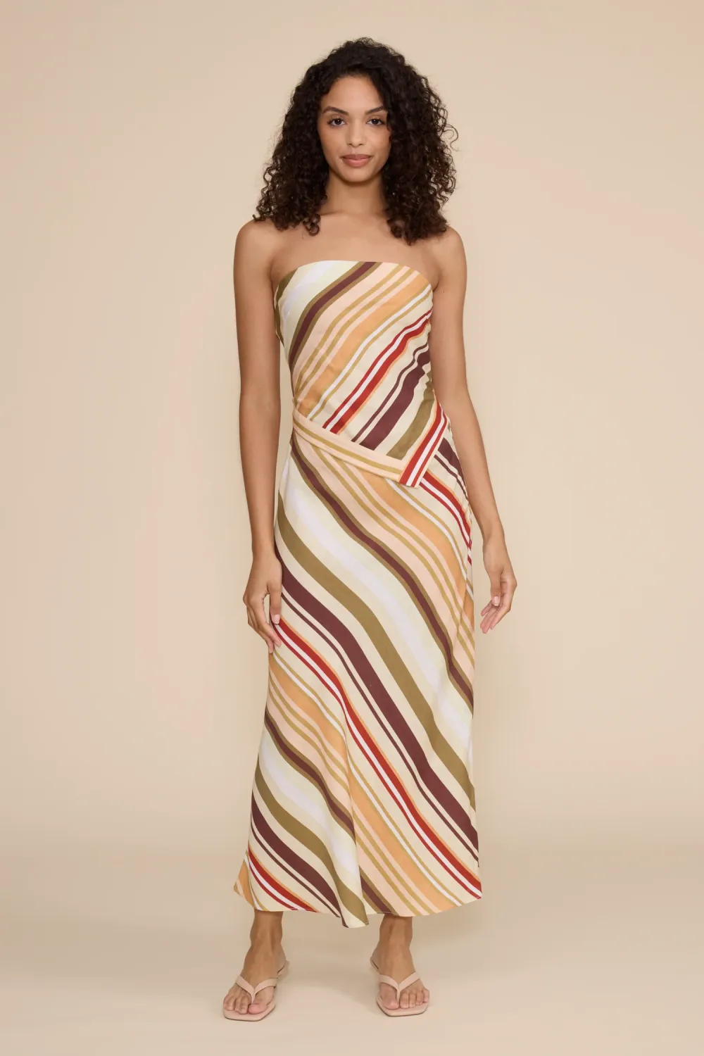 Penny Midi Skirt, Color: Multi- Stripe, Size: XS