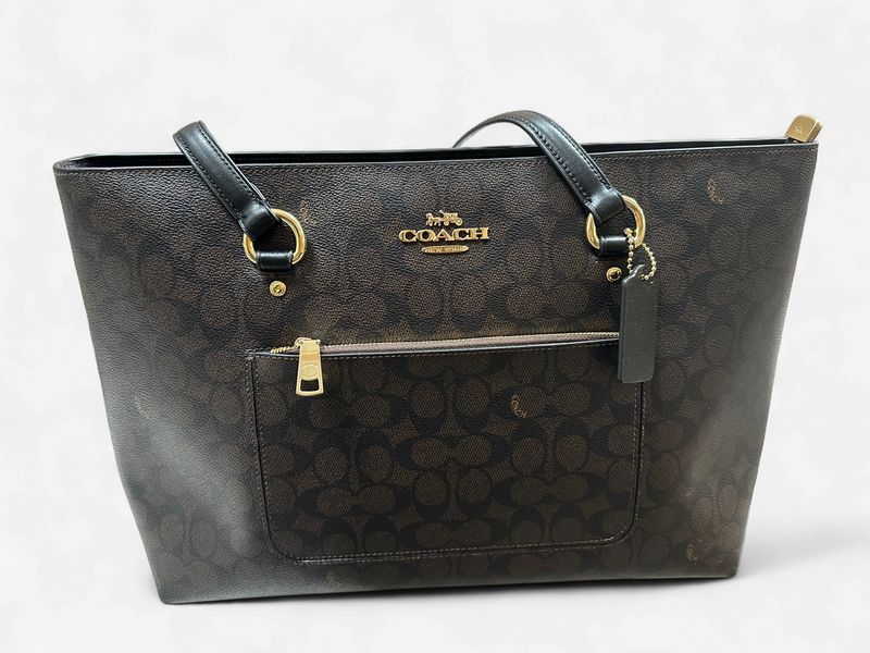 Station Tote Bag - Gold/Walnut/Black