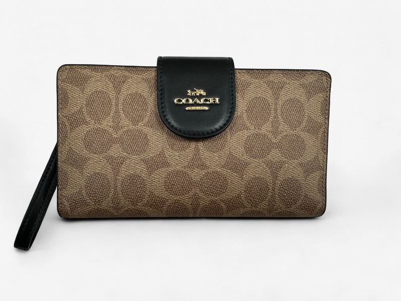 Tech Phone Wallet - Gold/Tan/Black
