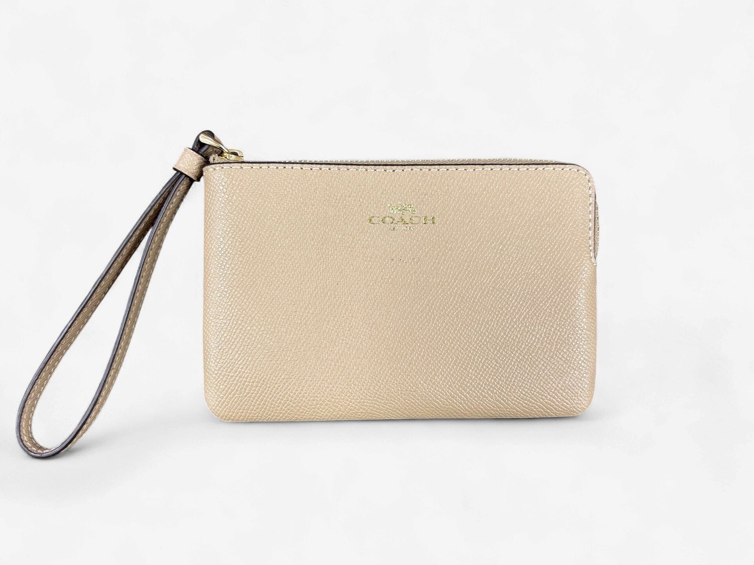 Corner Zip Wristlet - Oat