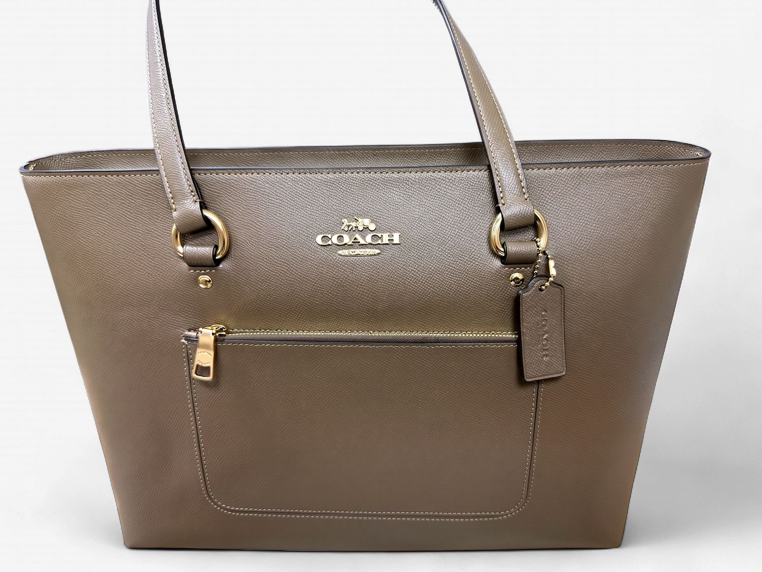 Station Tote Bag - Gold / Warm Brown