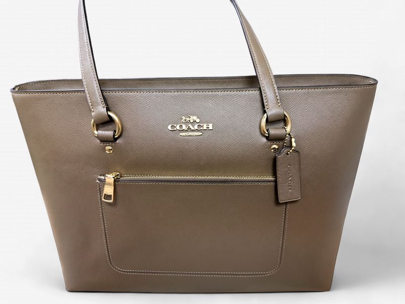 Station Tote Bag - Gold / Warm Brown