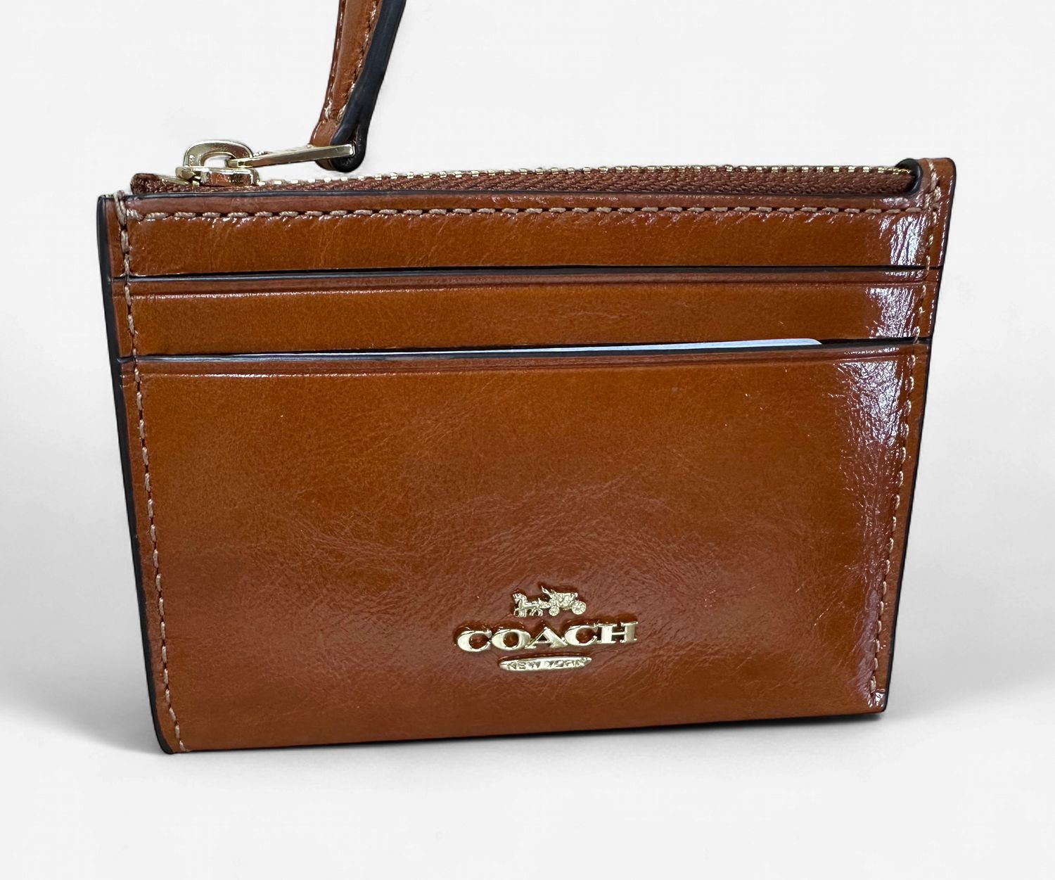 Mini Skinny ID - Gold / Cinnamon