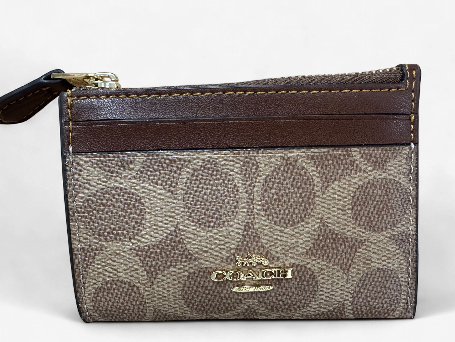 Mini Skinny ID - Gold / Tan / Brown
