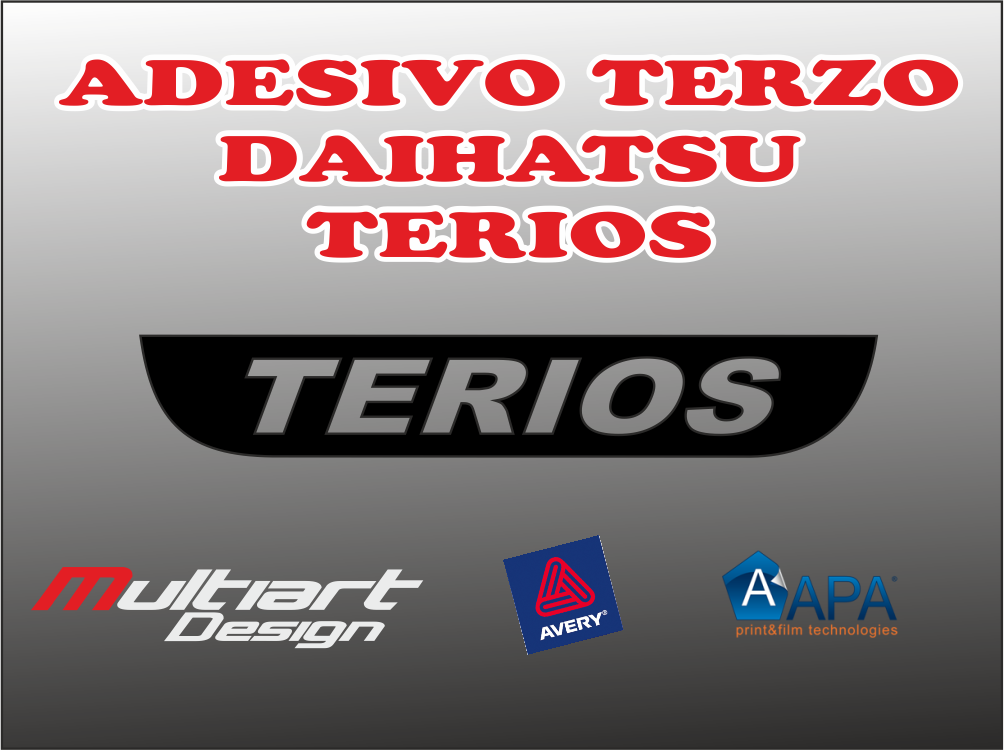 ADESIVO TERZO STOP DAIHATSU TERIOS