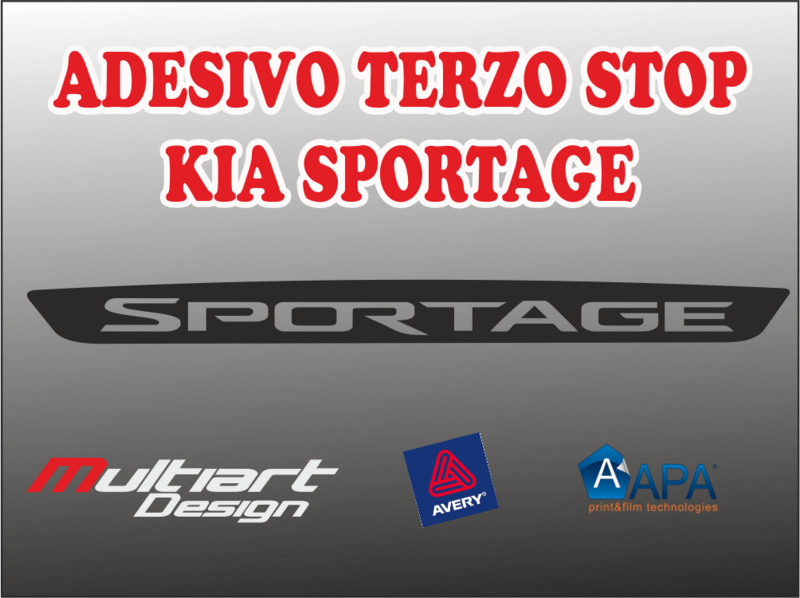 ADESIVO TERZO STOP  KIA SPORTAGE 2016